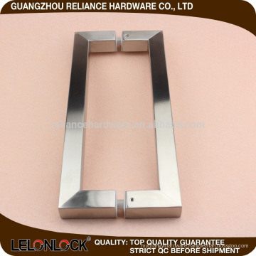 Wholesale high quality stainless steel 1 mm thickness door Pull Handle for back to back glass door